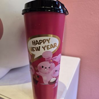 Ume Tea - Special cup with surprised bunny - Bubble Tea Near Me - Millbrae, California Ume Tea - Special cup with surprised bunny - Bubble Tea Near Me - Millbrae, California