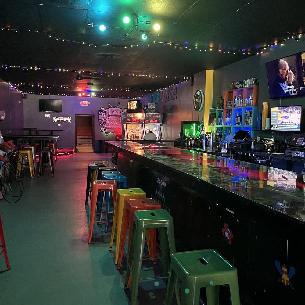 Bar Botics - a row of stools at a bar - Arcades Near Me - Terre Haute, Indiana Bar Botics - a row of stools at a bar - Arcades Near Me - Terre Haute, Indiana