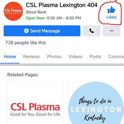 CSL Plasma - Like our CSL Plasma Lexington 404 Facebook page! @CSLPlasma404