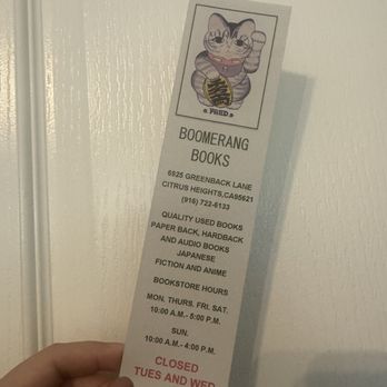 Boomerang Books - Bookstores Near Me - Citrus Heights, California Boomerang Books - Bookstores Near Me - Citrus Heights, California