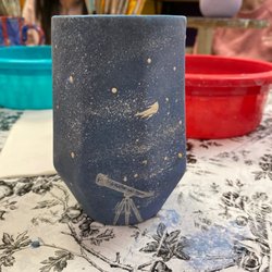 Pot-Luck - Galaxy wine tumbler!