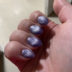 All Divine Nails and Spa - Magnetic holographic gel polish