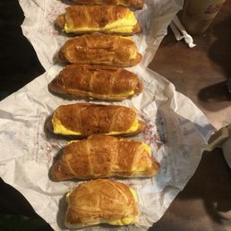 Egg and cheese croissant