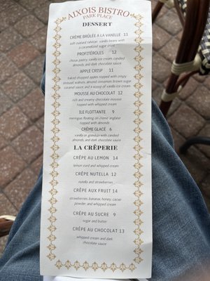 Menu photo 1 Aixois Leawood, KS Menu photo 1 Aixois Leawood, KS