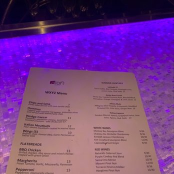 W XYZ Bar - The menu - Venues & Event Spaces Near Me - Sarasota, Florida W XYZ Bar - The menu - Venues & Event Spaces Near Me - Sarasota, Florida