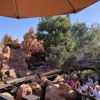 Big Thunder Mountain Railroad - View from boarding - Amusement Parks Near Me - Anaheim, California Big Thunder Mountain Railroad - View from boarding - Amusement Parks Near Me - Anaheim, California