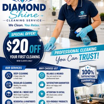 Diamond Shine Cleaning Services - Call Now - Home Cleaning Near Me Diamond Shine Cleaning Services - Call Now - Home Cleaning Near Me