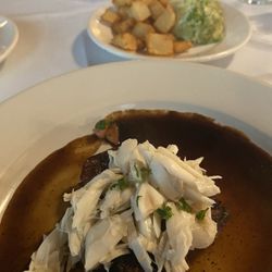 Mazen Grill - Two 3oz. Filets With Crab cooked to perfection
