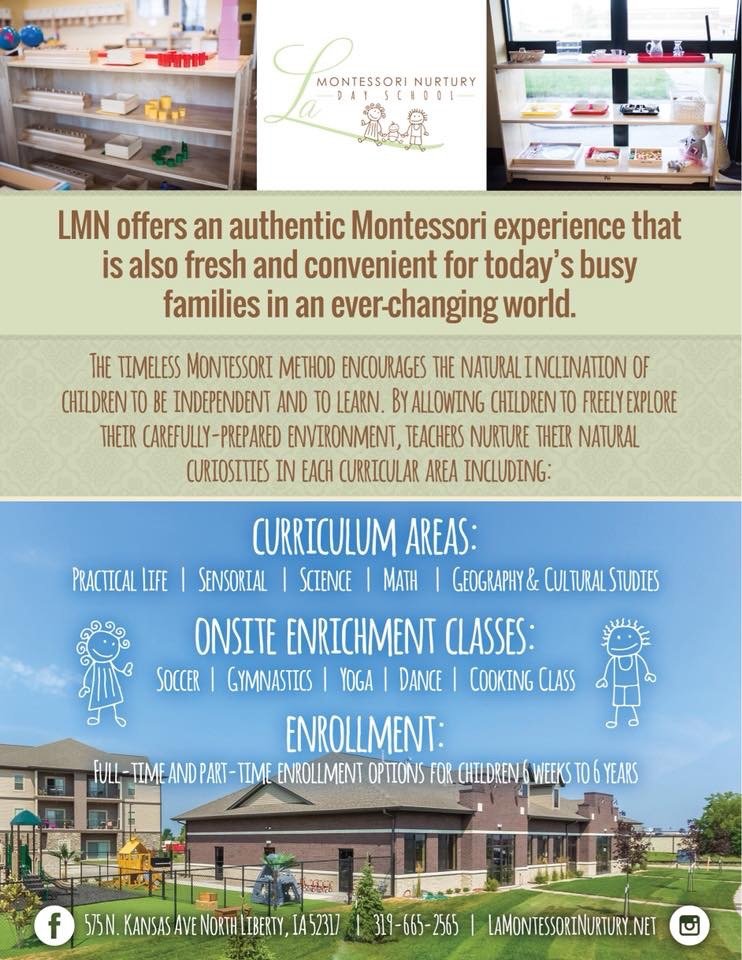 LA MONTESSORI NURTURY Updated June 2024 Request Consultation 575
