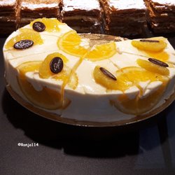 Pâtisserie Elysée - "Claire Fontaine",  Orangentorte / Orange cake with Bavarian cream
