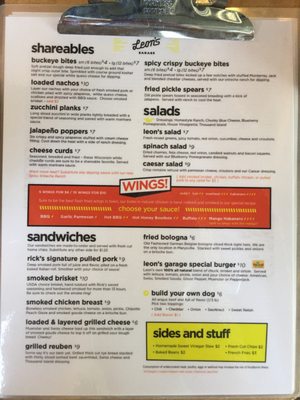 Menu photo 7 Leon's Garage Marysville, OH Menu photo 7 Leon's Garage Marysville, OH