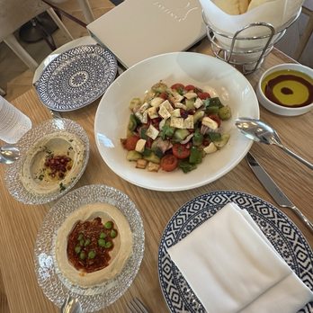Zaytinya - HOMMUS BABA GHANNOUGE FATTOUSH - Turkish Near Me - Palo Alto, California