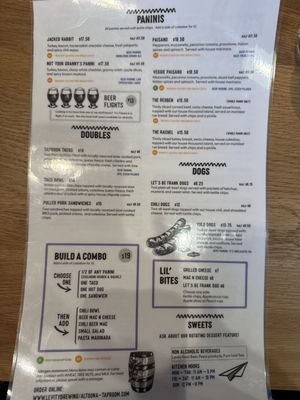 Menu photo 1 Levity Brewing Altoona, PA