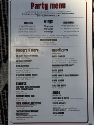 Menu photo 3 Buffalo Wild Wings Murrieta, CA Menu photo 3 Buffalo Wild Wings Murrieta, CA