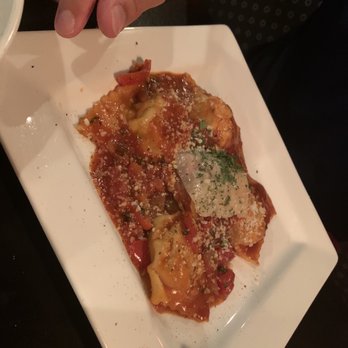 CIBO - Ravioli special. 3 cheese, pulled pork, Marsala sauce. - Italian Near Me - Fort Myers, Florida CIBO - Ravioli special. 3 cheese, pulled pork, Marsala sauce. - Italian Near Me - Fort Myers, Florida