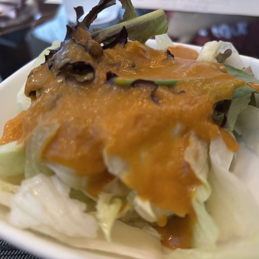 Blu Sushi - Salad with entree close-up - Sushi Bars Near Me - Ridgewood, New Jersey