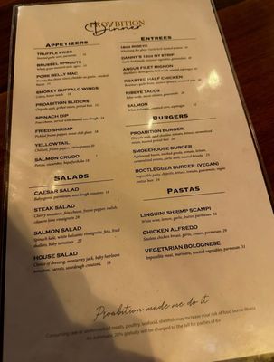 Menu photo 2 ProAbition Riverside, CA