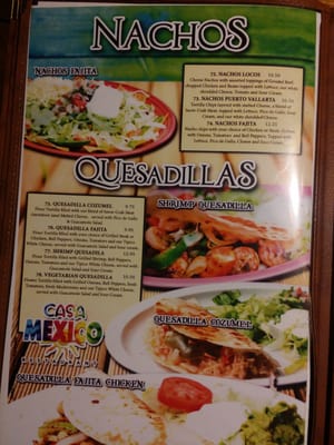 Menu photo 6 Casa Mexico East Grand Forks, MN