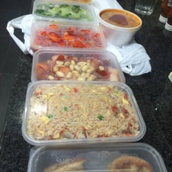 Mays Chinese Cuisine - Home Delivery : Grilled Pork Dumplings, Roast Pork Fried Rice, Kung Po Chilli Pork #YelpEveryDamnDay