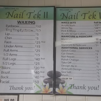 Nail Tek II - Price list - Nail Salons Near Me - Oakley, California