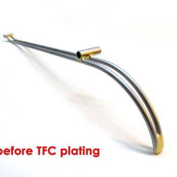 Technical Finishes & Coatings - BEFORE - newly fabricated cromoly steel with smoothed fillets. - Powder Coating Near Me - Portland, Oregon Technical Finishes & Coatings - BEFORE - newly fabricated cromoly steel with smoothed fillets. - Powder Coating Near Me - Portland, Oregon
