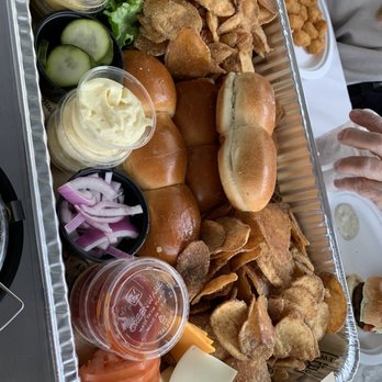 Lakefront Brewery - All the fixings to build your slider plus chips - Breweries Near Me - Milwaukee, Wisconsin Lakefront Brewery - All the fixings to build your slider plus chips - Breweries Near Me - Milwaukee, Wisconsin