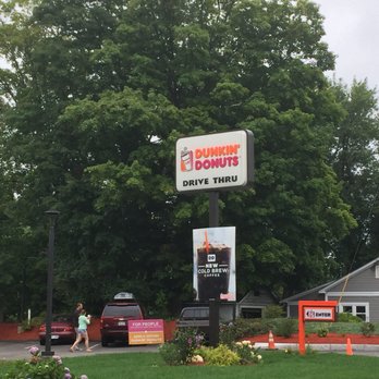 Dunkin' - Alton Dunkin Donuts -- 50 Main Street / Route 28A & Route 11, Alton          Sign - Donuts Near Me - Alton, New Hampshire