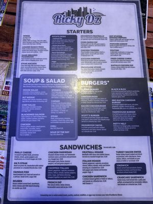Menu photo 1 Ricky Dz South Park Township, PA