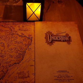 Undertow - Arcadia - Menu theme - Tiki Bars Near Me - Phoenix, Arizona