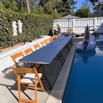 SC Rentals - Rented 10 natural chairs. - Party Equipment Rentals Near Me - San Clemente, California SC Rentals - Rented 10 natural chairs. - Party Equipment Rentals Near Me - San Clemente, California