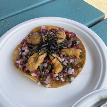The Jolly Oyster - Uni tostada - Seafood Near Me - Ventura, California The Jolly Oyster - Uni tostada - Seafood Near Me - Ventura, California