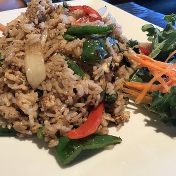 Thai Station Restaurant - 38. Basil Fried Rice (with shrimp) - Thai Near Me - Indianapolis, Indiana