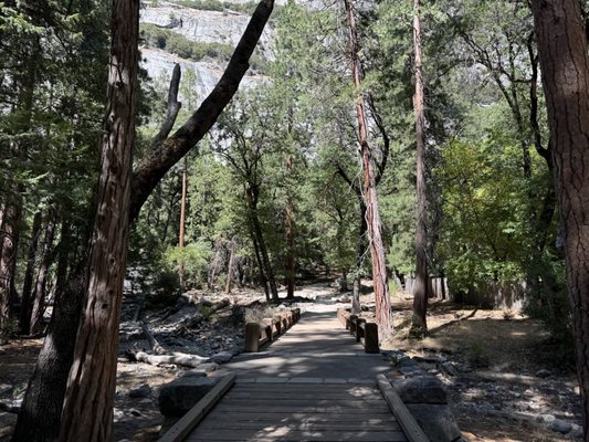 Lower Yosemite Falls Trailhead by null