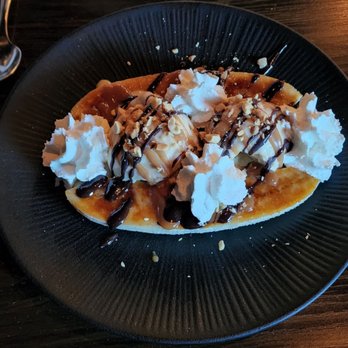 Sparrow + Wolf - Caramelized Banana Split - New American Near Me - Las Vegas, Nevada Sparrow + Wolf - Caramelized Banana Split - New American Near Me - Las Vegas, Nevada