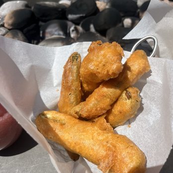 Fieldwork - fried pickle spears - Breweries Near Me - Santa Rosa, California