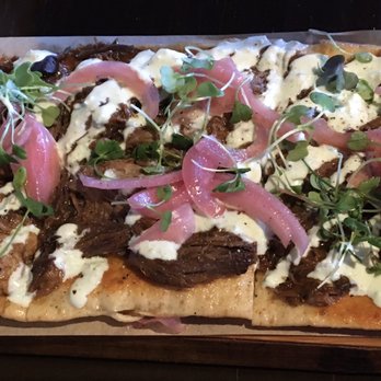 Bosscat Kitchen & Libations - Short Rib Flatbread - New American Near Me - Irvine, California