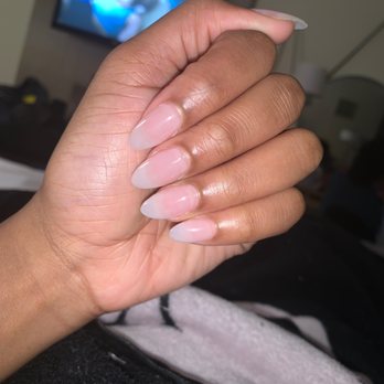 Nails La La - Natural short set with gel - Nail Salons Near Me - Tallahassee, Florida