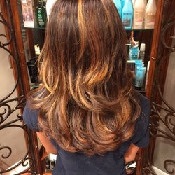 Chrysalis Salon - Balayage hair color done by Mona.