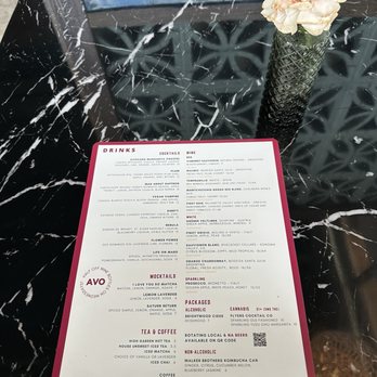 Avo - Drink Menu - Cocktail Bars Near Me - Nashville, Tennessee