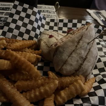 Boston Tavern - This is the turkey gobbler. Delicious! With French fries - Burgers Near Me - Norwood, Massachusetts Boston Tavern - This is the turkey gobbler. Delicious! With French fries - Burgers Near Me - Norwood, Massachusetts