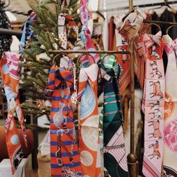 Ava’s & Around Again - Be Clear Bag Wraps Christmas Display