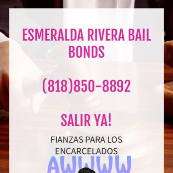 Esmeralda Rivera Bail Bonds - Contact Esmeralda Rivera Directly By Phone - Bail Bondsmen Near Me - Van Nuys, California Esmeralda Rivera Bail Bonds - Contact Esmeralda Rivera Directly By Phone - Bail Bondsmen Near Me - Van Nuys, California