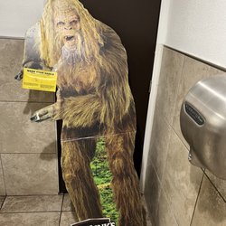 Kettleman City Market - Beware for Sasquatch when you go to use the men's bathroom, lol.