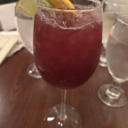 Excellent sangria.