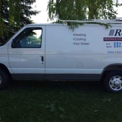 Ron's Heating and Cooling - Getting the new van ready