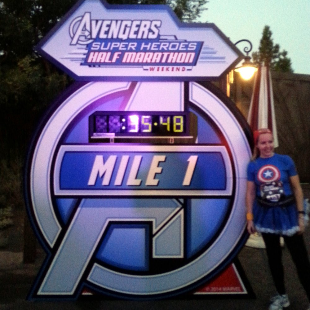 Avengers Super Heroes Half Marathon Weekend - Mile 1 marker! - Races & Competitions Near Me - Anaheim, California