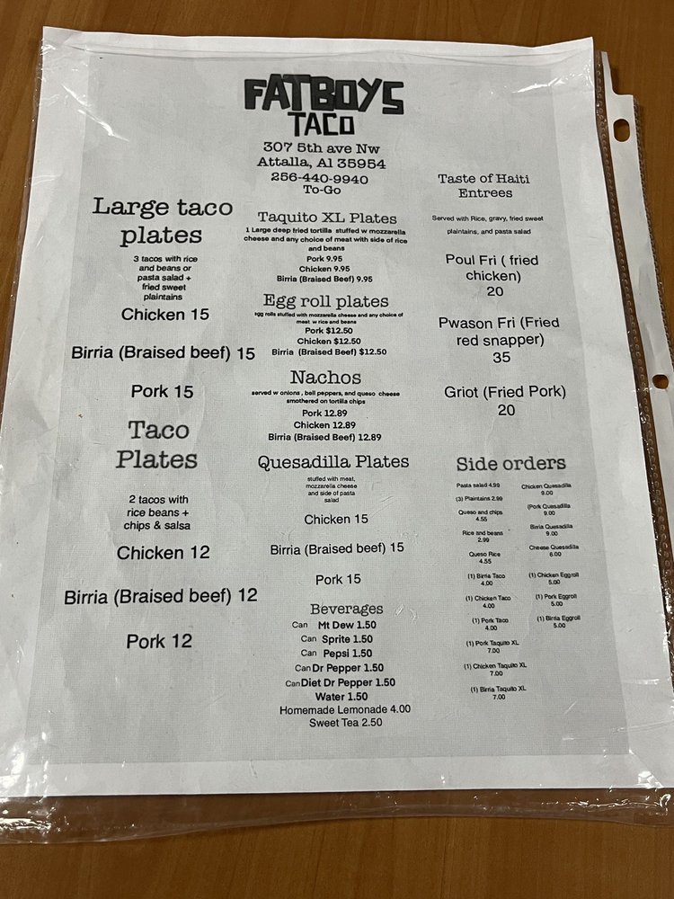 Fatboys Taco