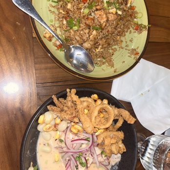 Aji Limo/Peruvian Cuisine - Ceviche Carretillero (Best in Town) Chaufa De Pollo Full Tray - Peruvian Near Me - Ossining, New York