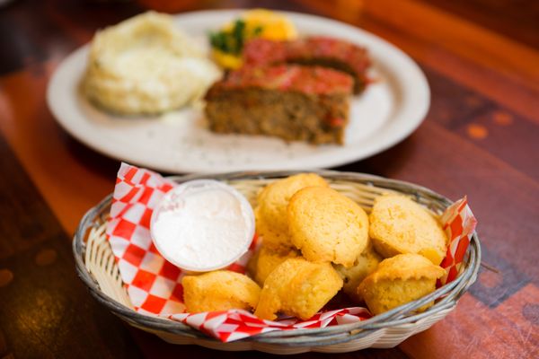 Photo of Austin's - Incline Village, NV, US. Complementary cornbread