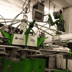 Yeah Right! Screen Printing & Design - Our 8 color Automatic Press is out of this world!